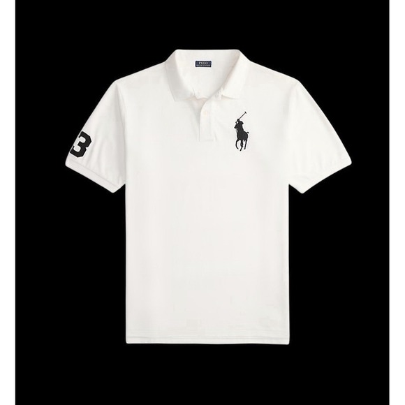Polo Ralph Lauren Other - Polo Ralph Lauren Mens White Big Pony #3  Short Sleeve Shirt 3XLT